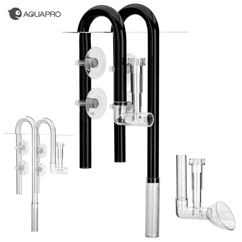 Aquarium Lily Pipe - Aquapro plástico influxo saída de entrada