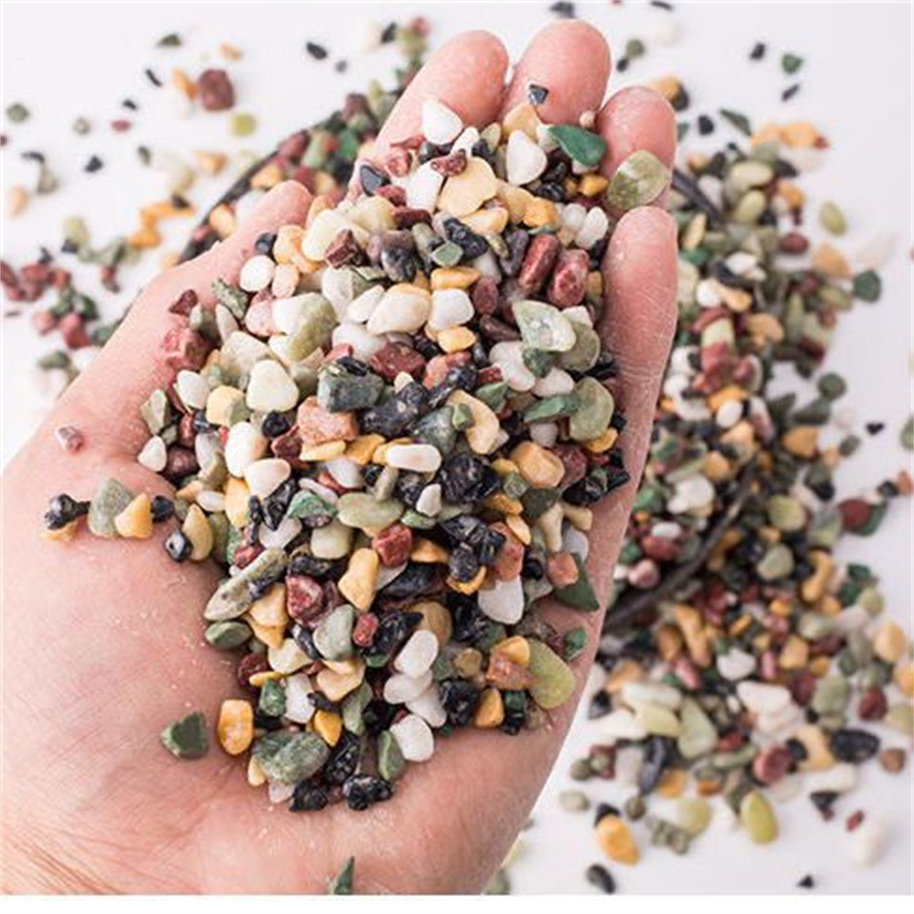 Aquarium Planted Sand - 50/100g cristais naturais cascalho pedra micro