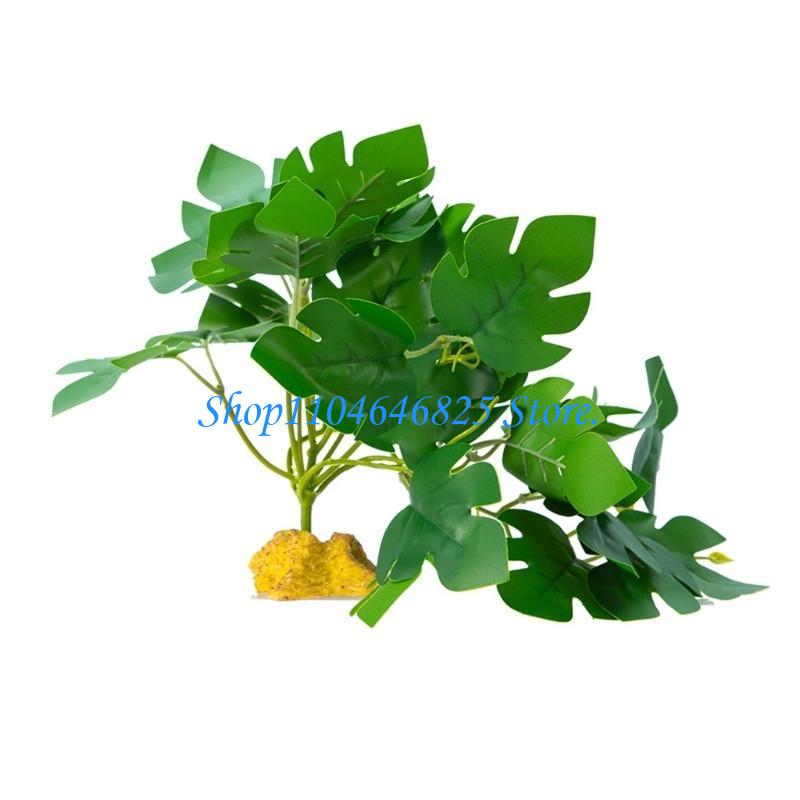 Planted Aquarium Jungle - Aquários Répteis Selva Trepadeiras Folhas Terrário