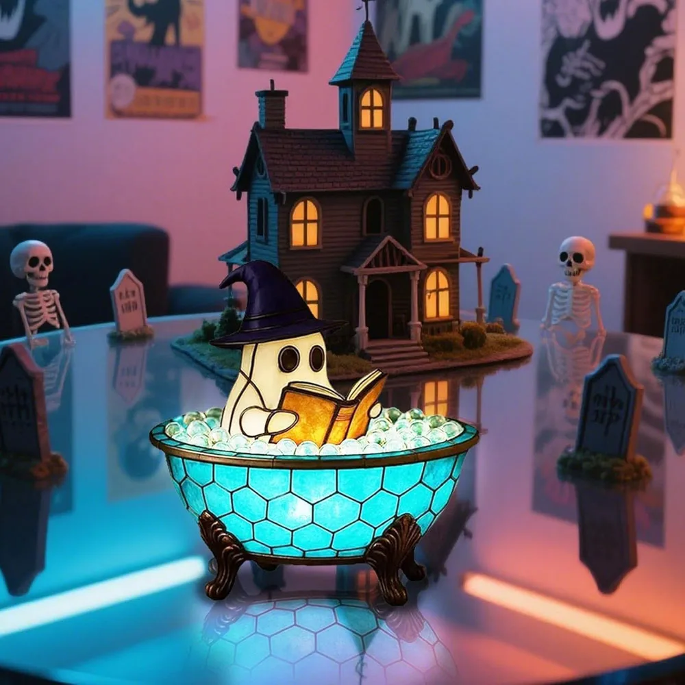 Aquarium Zombie - Lâmpada de banho de bolha fantasma