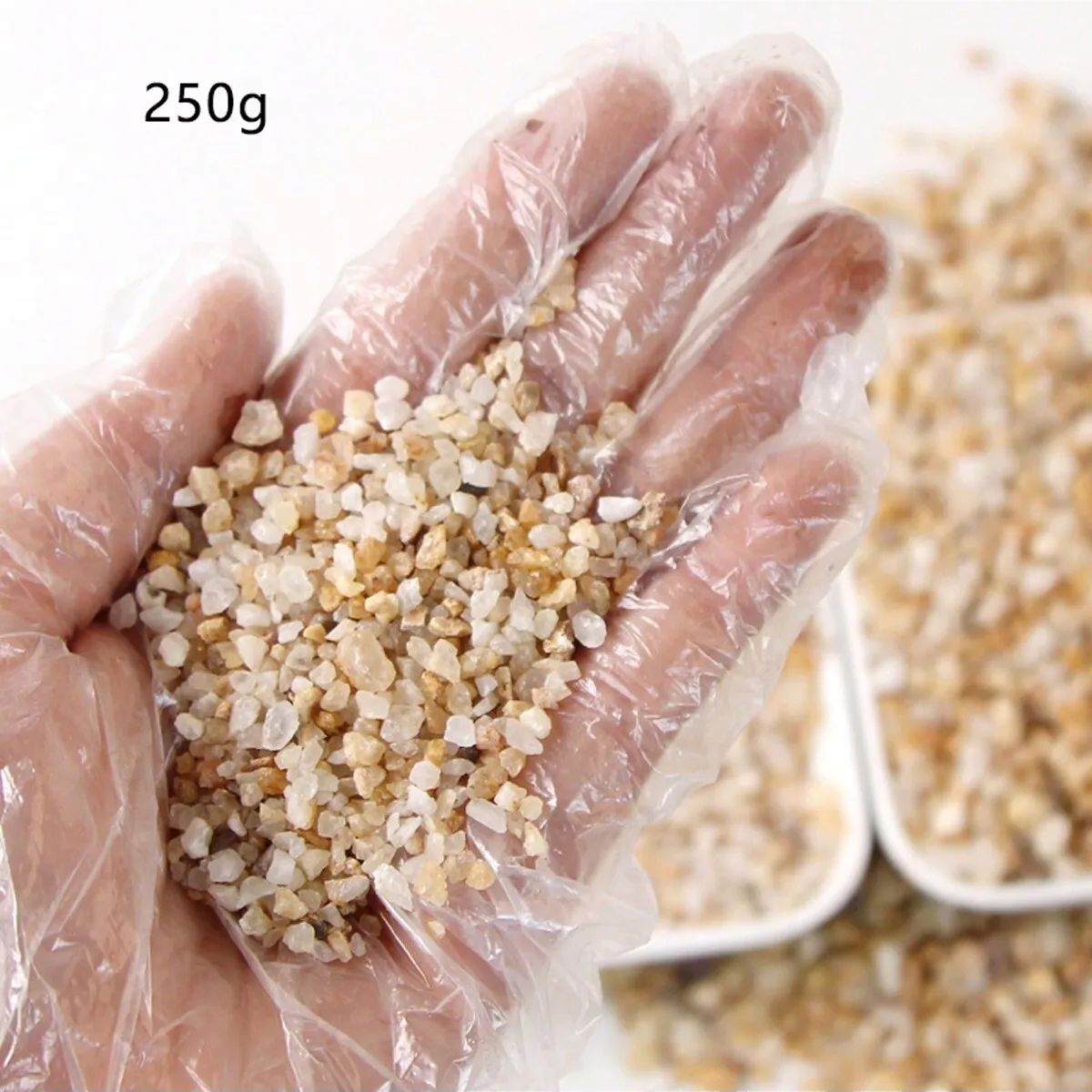 1pc-250g cristais naturais ped - Aquarium Planted Sand avaliação e preço