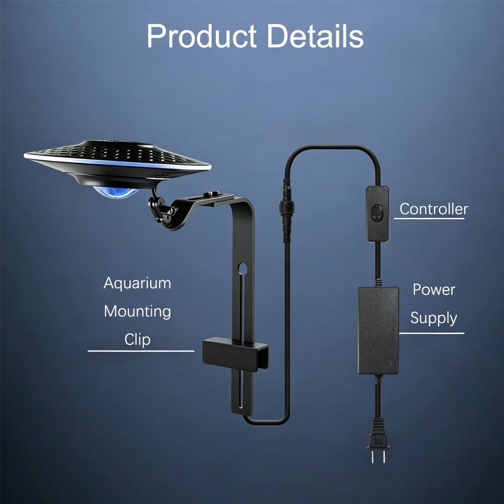 Nova Lâmpada LED UFO para Aquá - Planted Aquarium Algae avaliação e preço