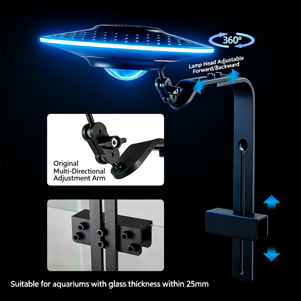 Nova Lâmpada LED UFO para Aquá - Planted Aquarium Algae avaliação e preço