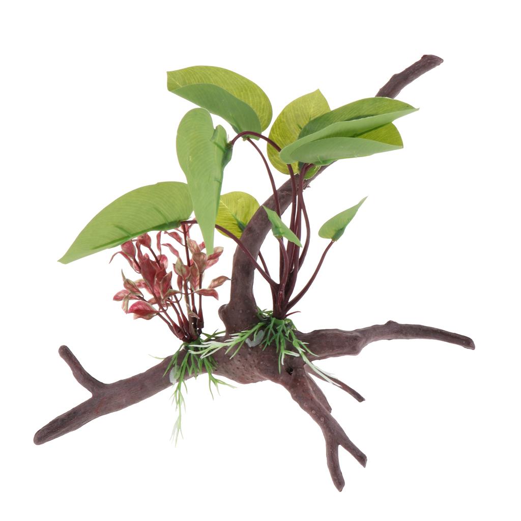 Réptil terrário planta artific - Planted Aquarium Jungle avaliação e preço