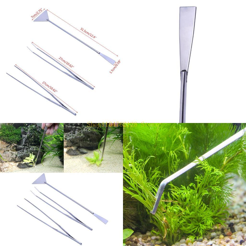 ferramentas limpeza aço inoxid - Planted Aquarium Tool Kit avaliação e preço