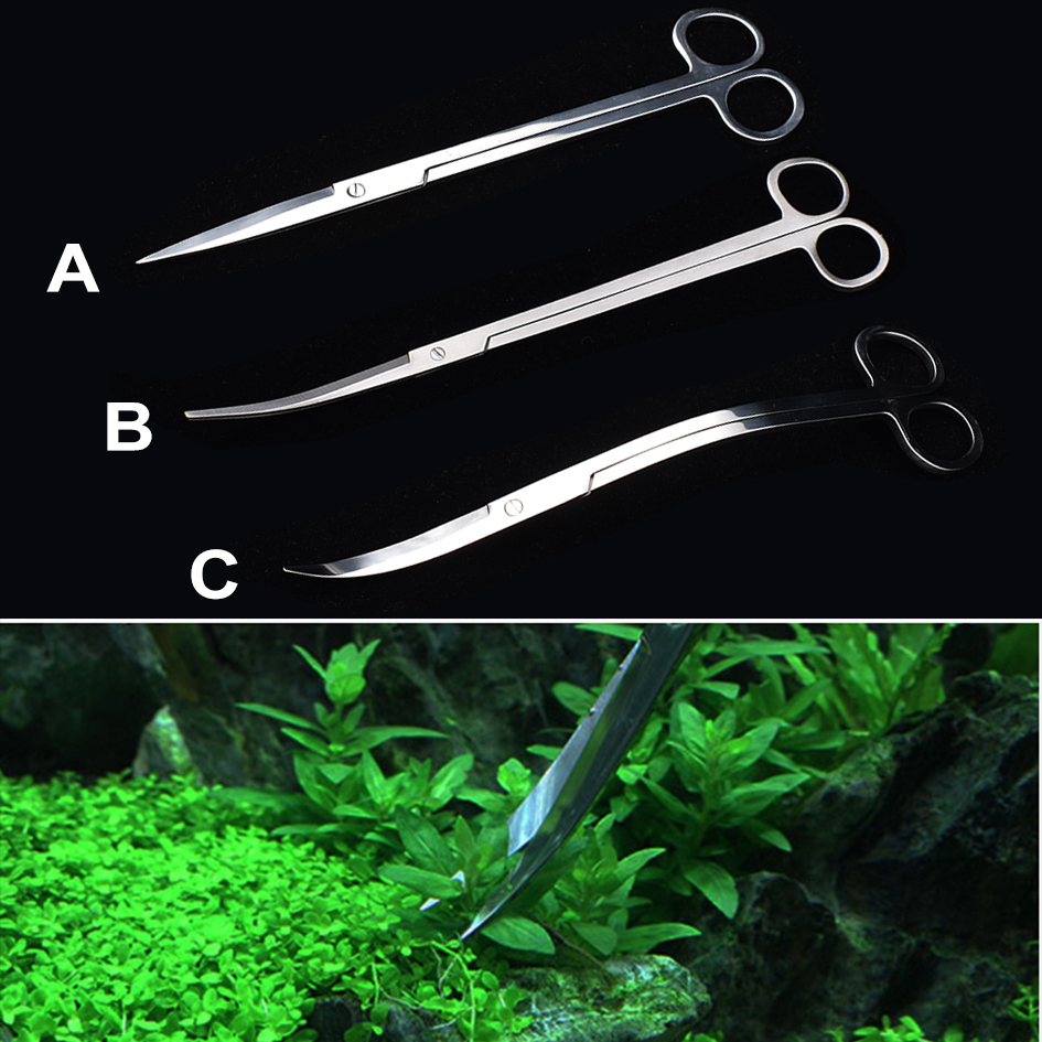 Tesoura de aquário de aço inox - Planted Aquarium Algae avaliação e preço